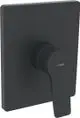 HANSA-Einhebelmischer-Fertigset-fuer-Brause-Batterie-HANSATWIST-8985-Rosette-eckig-Matt-Schwarz-8985908333 gallery number 1